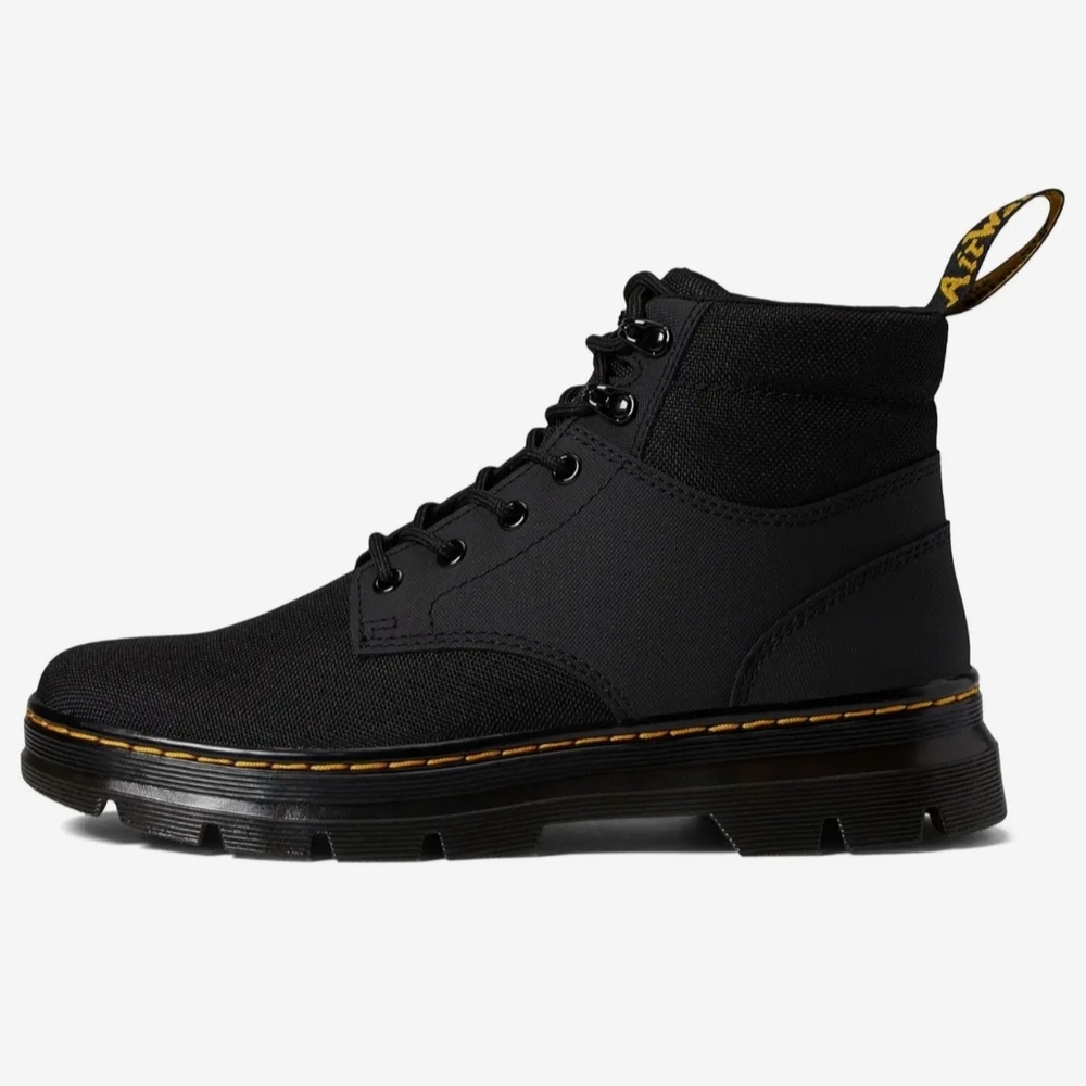 Dr. Martens Rakim Black Leather Boots Womens Size 8 NWT Chunky Grunge Punk